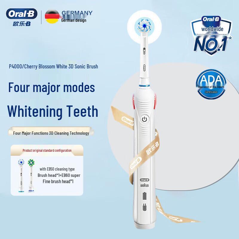 

Oral-B P4000 3D Sonic Electric Toothbrush