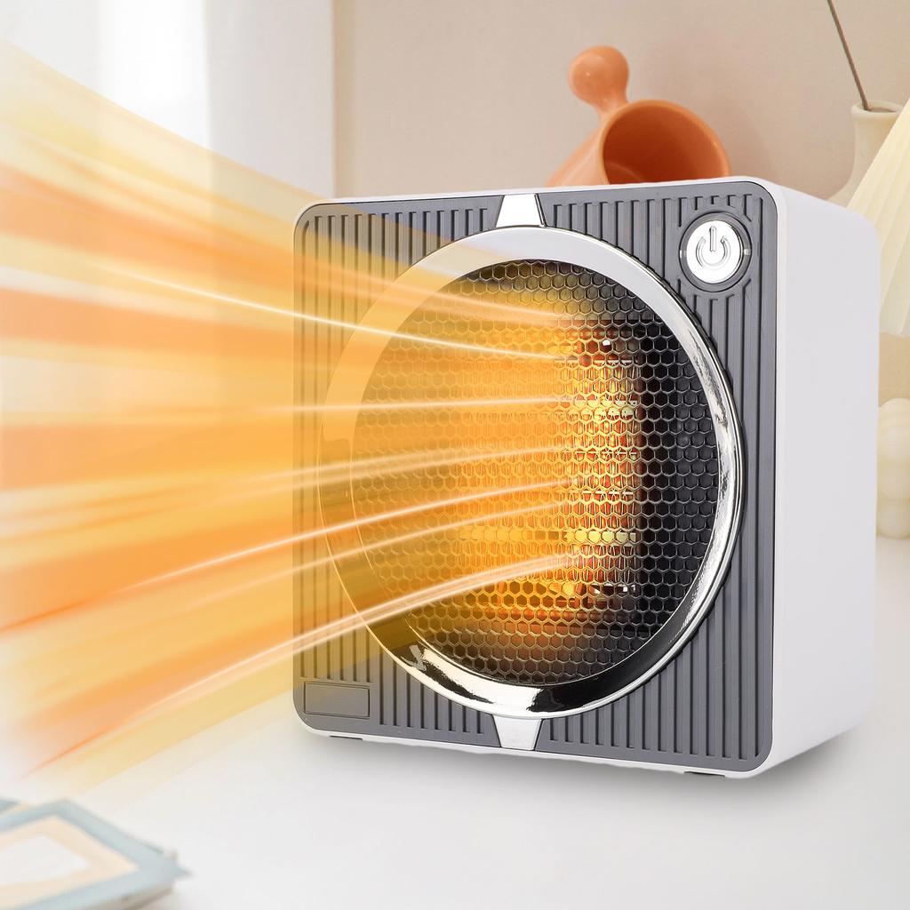  Space Heater for Indoor Use   Fast Heating Quiet Portable Desktop Heater Fan for Bedroom Bathroom  
