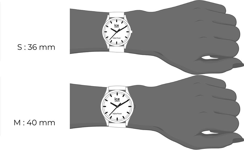 Authorized Watch 018479 Solar Powered Pink Lady Small 3H Watch Ice-Watch Women's