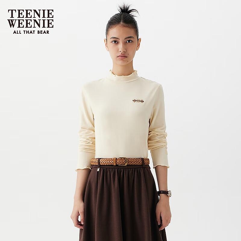 Teenie Weenie Women's Ruffle Long Sleeve T-Shirt