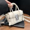 Mini Square Crossbody Bag Women Street Style Small PU Handbag With Phone Pocket