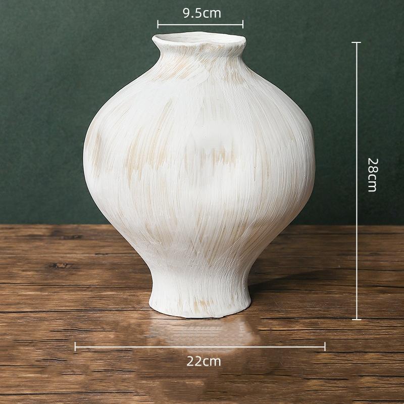 Kaba Seramik Vazo Fırında Dönüşmüş Porselen Vazolar Vazo Çiçek Düzenleme Aksesuarları Çin Tarzı Retro Kavanozlar