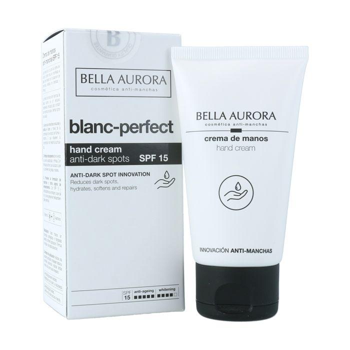 Crème pour les mains - BELLA AURORA - Anti-taches - SPF 15 - 75ml - Hydratation intense