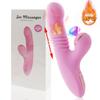 Vibrator telescopic de aspirare pentru femeie Dildo mare încălzire clitoris ventoză vagin stimulator clitoris jucării pentru adulți mașină sexuală