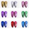 10G Mirror Effect Chrome Nail Powder Metallic Holographic Dip Nail Art Pigment Powder DIY Gel Acrylic Manicure Glitter Dust Decoration