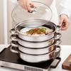 Lin Pan 28cm 3-Layer Stainless Steel Steamer Pot