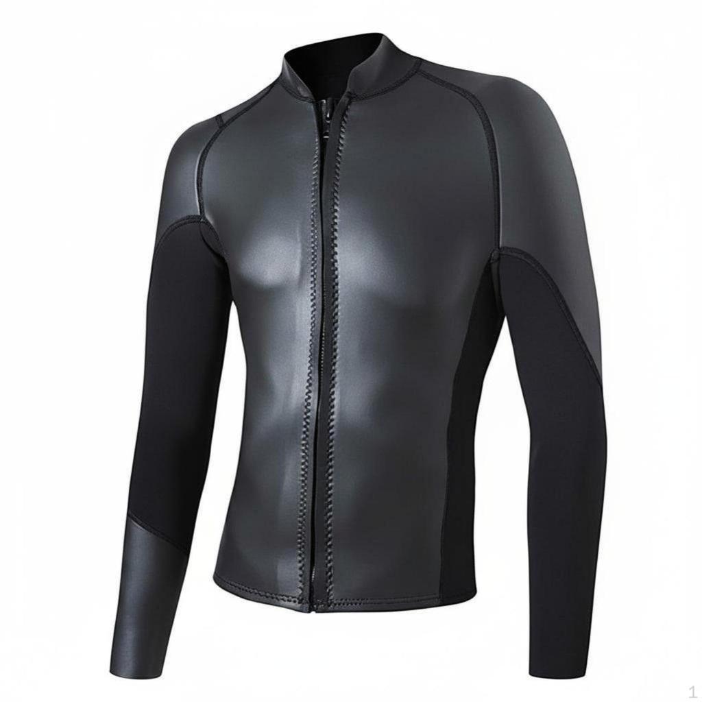 Combinaison Épaisse 2,5 mm, Veste Vague, Ensemble Manches Longues Séparé, Hommes & Femmes, Thermique, Anti-Froid, Snorkeling,