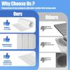 Non-Slip Stone Dish Drying Mat Foldable Water Absorbing Diatomaceous Drying Pad Quick Dry Kitchen Draining Mat Bathroom Mats