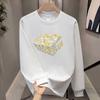 Retro Heavy Pullover T-Shirt Men'S Spring And Autumn Long-Sleeved Bottoming Shirt Trendy Brand Autumn And Winter Casual Long-Sleeved