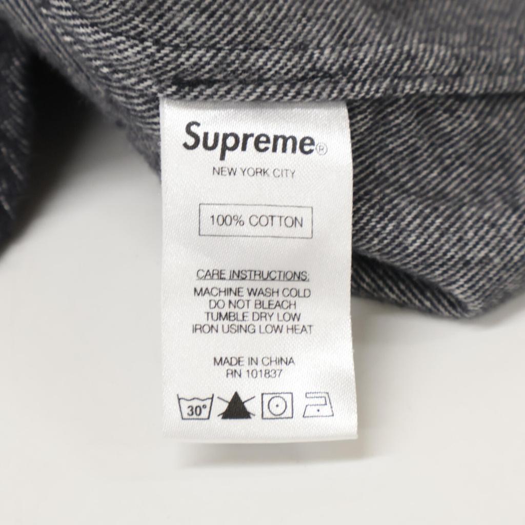 Supreme Cotton long sleeve shirt tops S Charcoal grayUsed