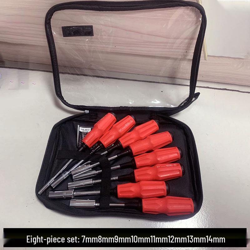 Penggong Extended Thin-Walled Hex Socket Screwdriver Set, 5.5mm External Hex Small Socket Wrench