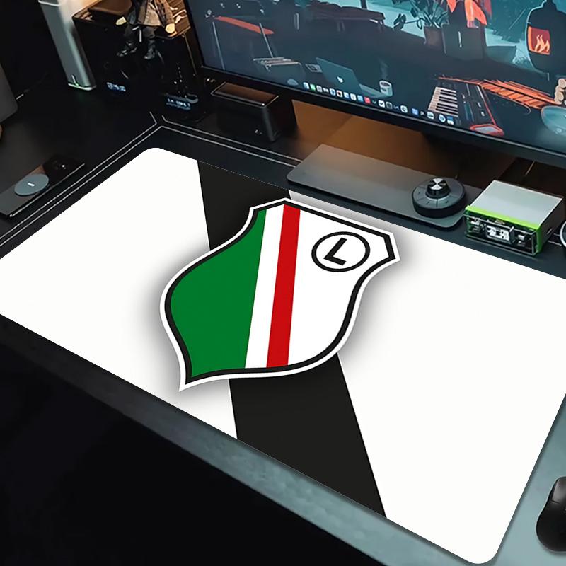 Legia Warsaw Print  Cushion Non-slip Laptop Tablet Big Mousepad XXL Mat Mini PC Playmat With Lock edge