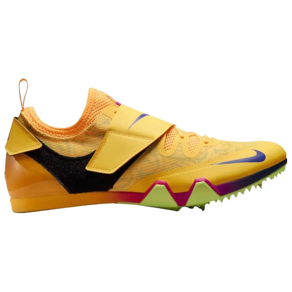 Nike Zoom Pole Vault Elite Citron Pulse Unisex Cleats Yellow Volt-Ice Vivid-Purple FZ9649-800