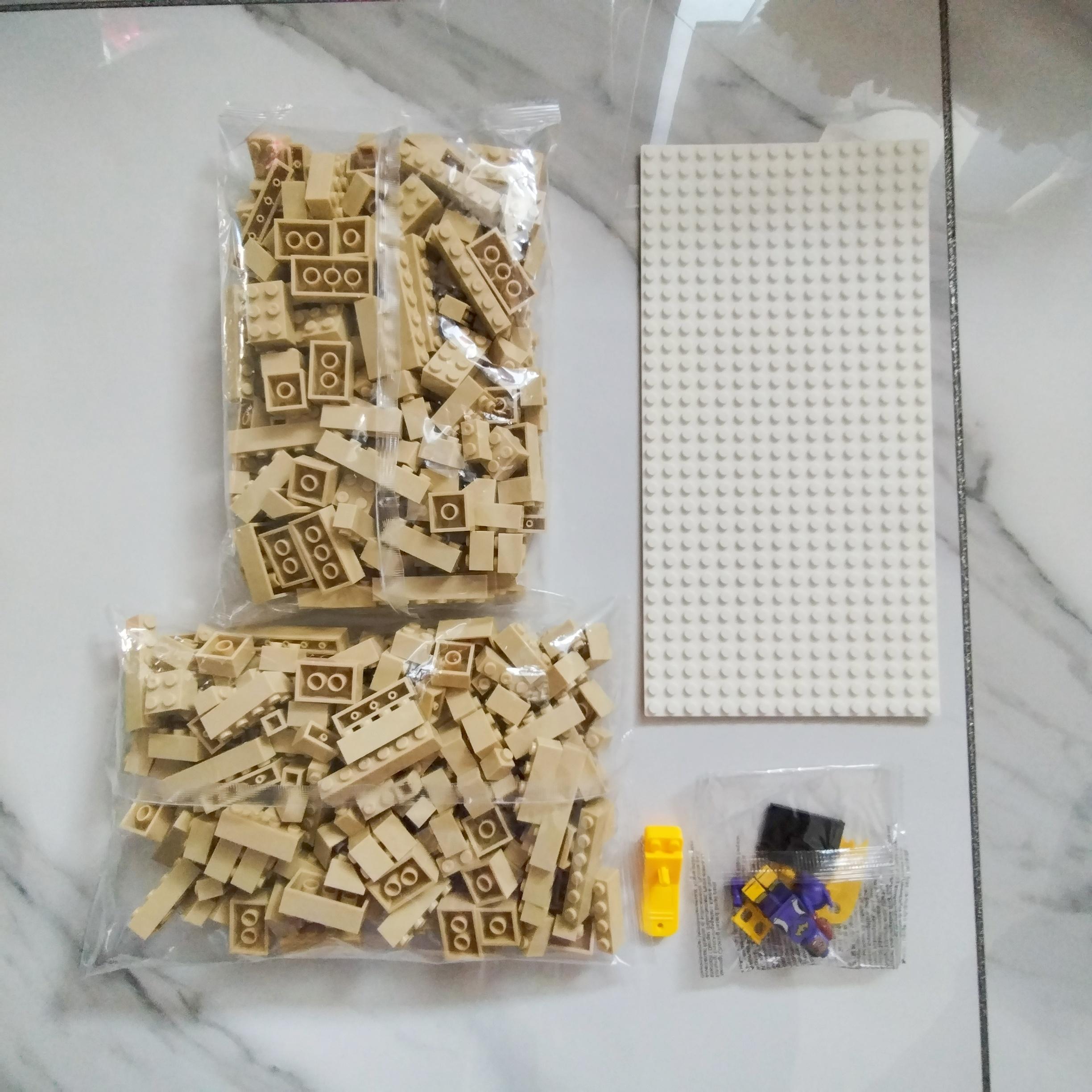 

Строительные блоки, гибридные частицы, 520 г, 17 цветов, игрушки «сделай сам» для детей, бесплатная базовая пластина, головоломка