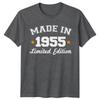 Made In 1955 Limited Edition Unisexs T Shirt 71st Birthday Gift Vintage