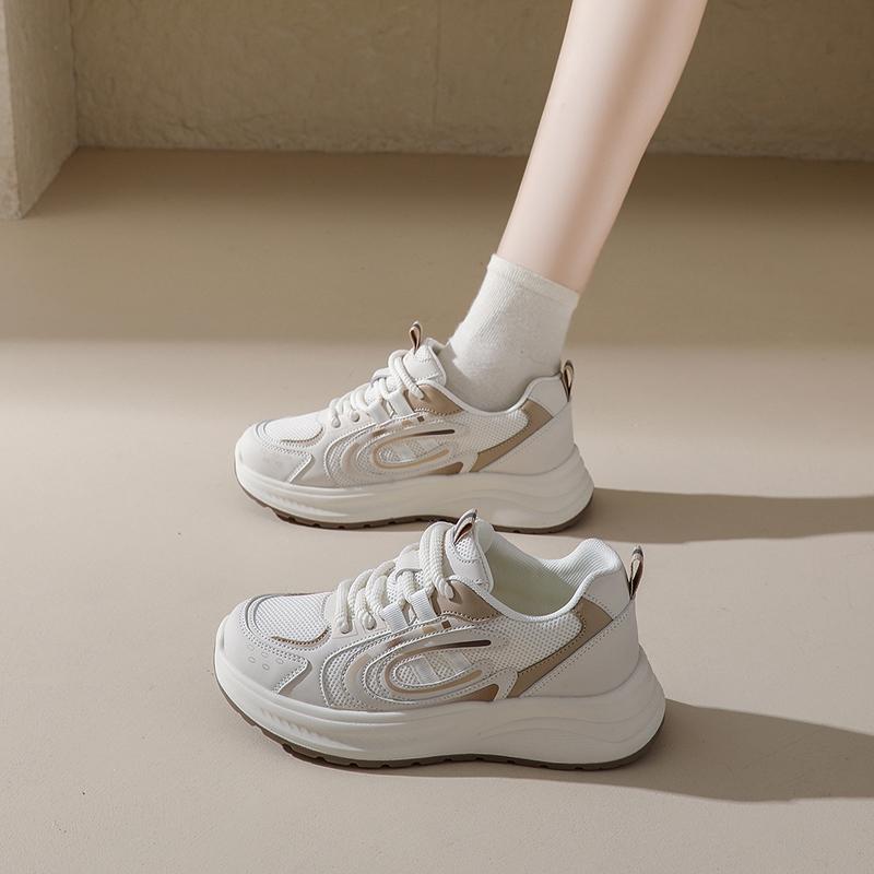 

Fashion CRLAYDK Women s Platform Sneakers Casual Tennis Comfort Chunky Fashion Shoes Walking Footwear Ladies Flat Sports Trainers 35