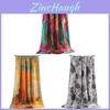 Bohemian Faux Silk Shawl With Sun Protection For Summer And Winter Fashion
