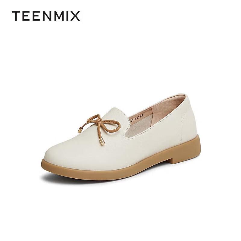 TEENMIX Women s French Bow Loafers 36
