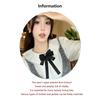 Shirt Bow Brooch Tie Women'S Black College Student School Uniform Graduation Temperament Collar Pin