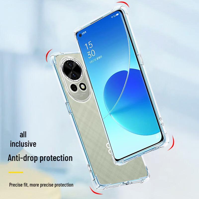 STEK Transparent Anti-Fall TPU Phone Case for Huawei Nova 13/12