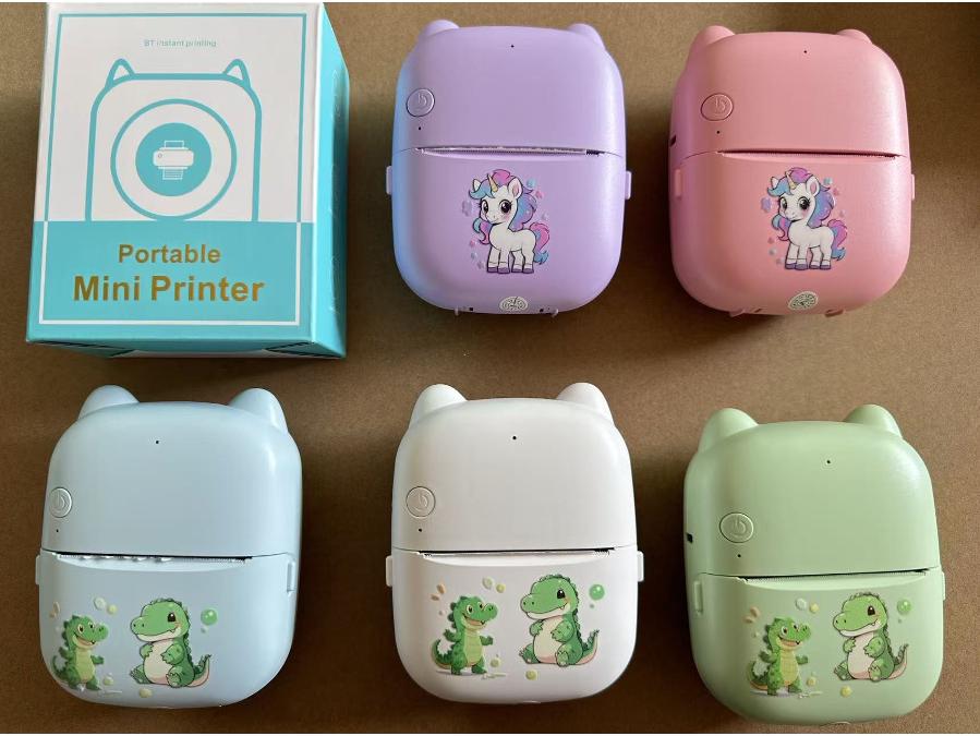AI Voice Print Mini Wireless Photo Printer - Portable & Mobile Connectable