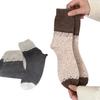 New Year Christmas Elk Contrast Color Medium Tube Socks Children'S Season Soft Waxy Warm Wool Socks Stacking Socks