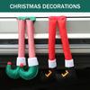 Christmas Elf Foot Clip Leg Decoration Hanging Tree Ornament Christmas Elf Foot Clip Leg Decor Car Door Decorations Ornaments
