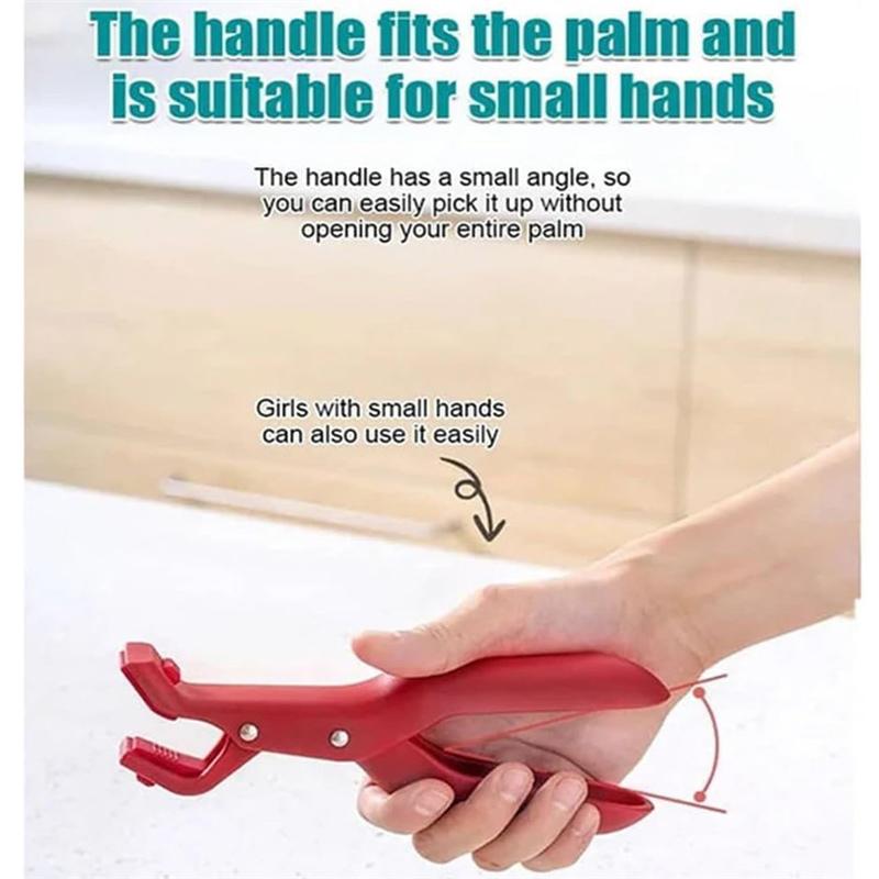 Multi-Purpose Anti-Scald Bowl Holder Clip for Kitchen Anti-Scalding Hot Plate Tongs Bowl Clips Silicone Non-Slip Heat Insulation Clip