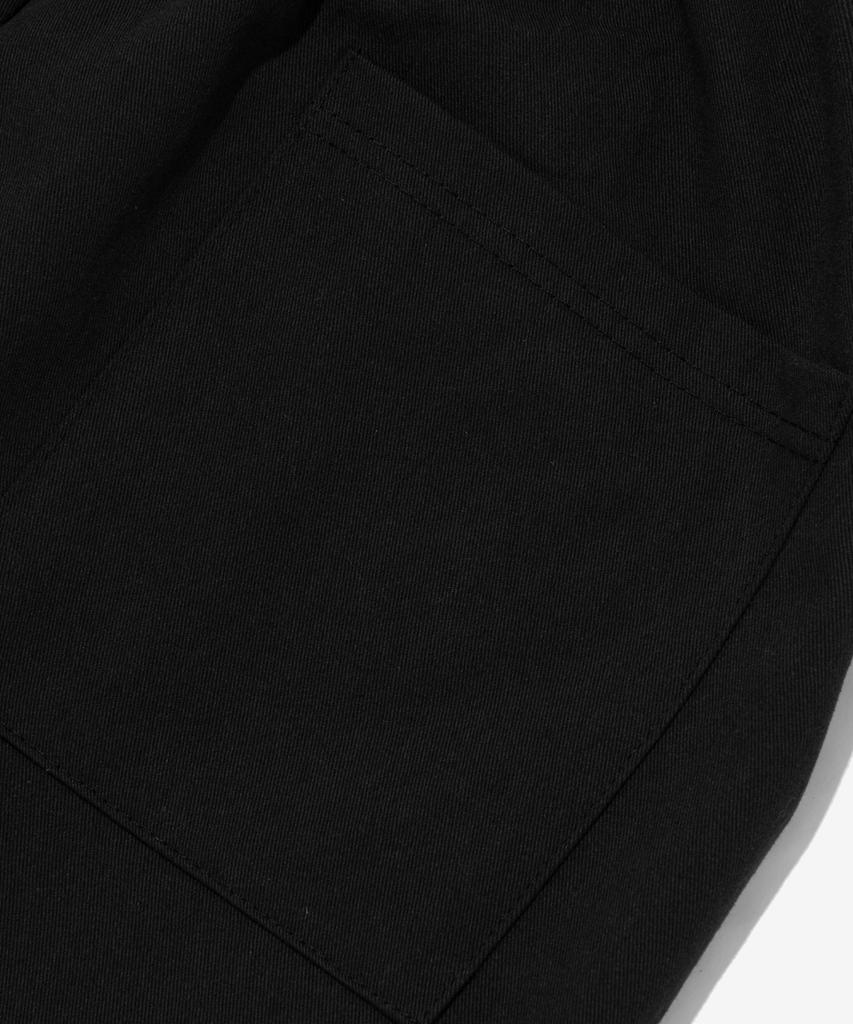 ANALOG MOOD Cotton Pintuck Wide Pants (Black)
