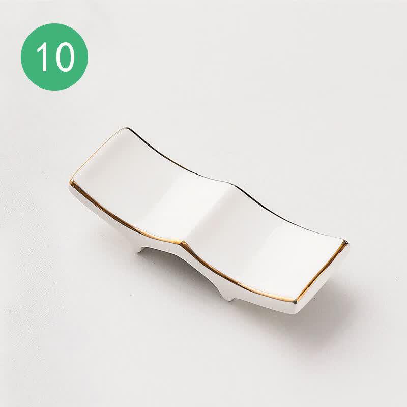 Ceramic Chopstick and Spoon Rest