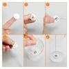 Fixed Candle Jars Candels Material. Make Base Double-sided White Stickers Tape Accessories Heat-resistant Wax Bracket Foam Wick