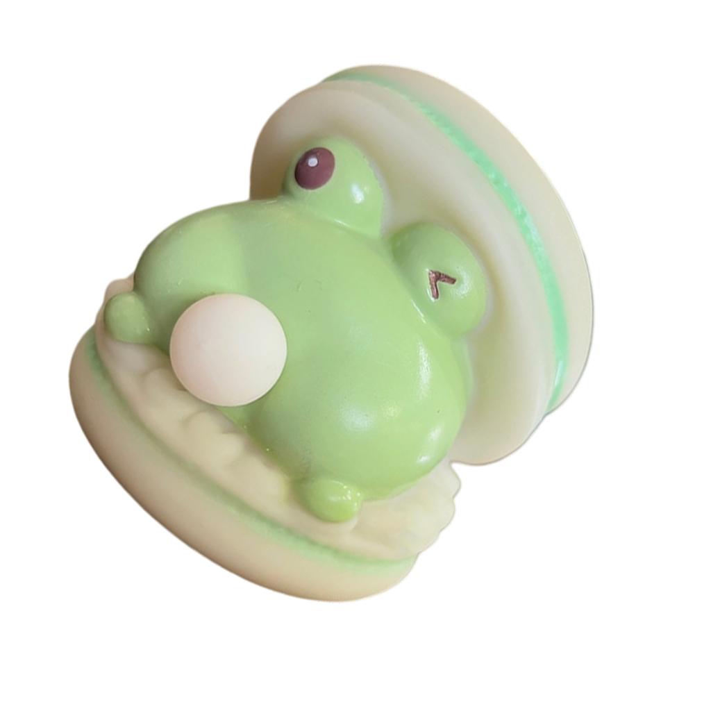 Cartoon Macaron Bubble Hamburger Squeeze Toy Stress Relief Sensory Fidget Office Desk Decors Gift