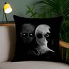 O-Omerta Maes Pillow Case Office Sofa Dorm Chair Back Short Plush Double-sided Printing Home  Cushion Cover
