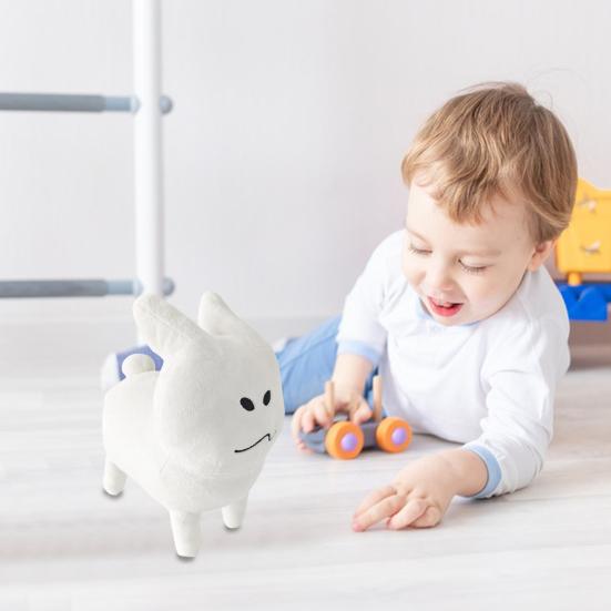 Cartoon Plush Doll Poseable Gaming-Inspired Plush Toy Ideal Size Plush Collectible Doll Gaming Installation Decor