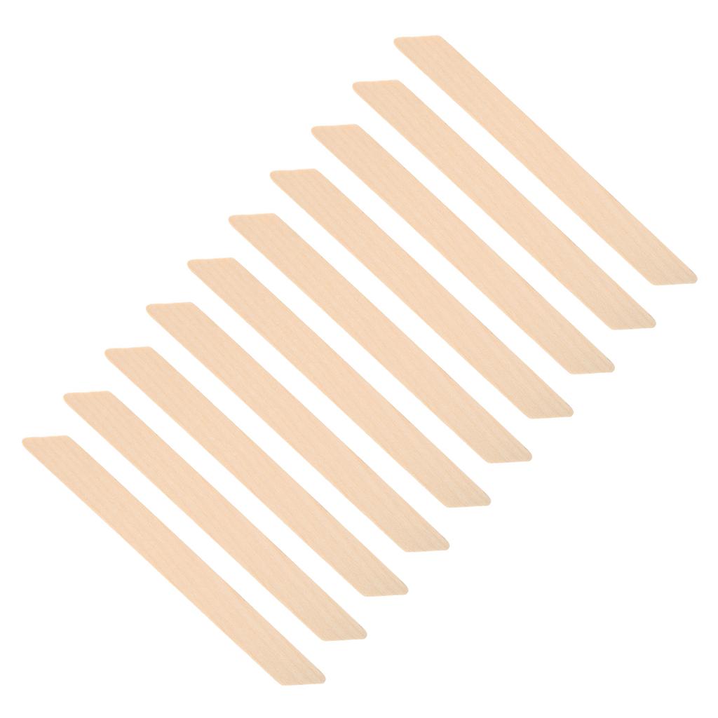 10 Stück Holz Wachsstäbchen Wachsspatel Wachsapplikator Bein Arm Gesichtshaarentfernungswerkzeug