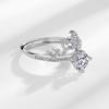 2026 Inlaid Zircon Fashion Crown Engagement Ring Women's Diamond Ring Couple Ring