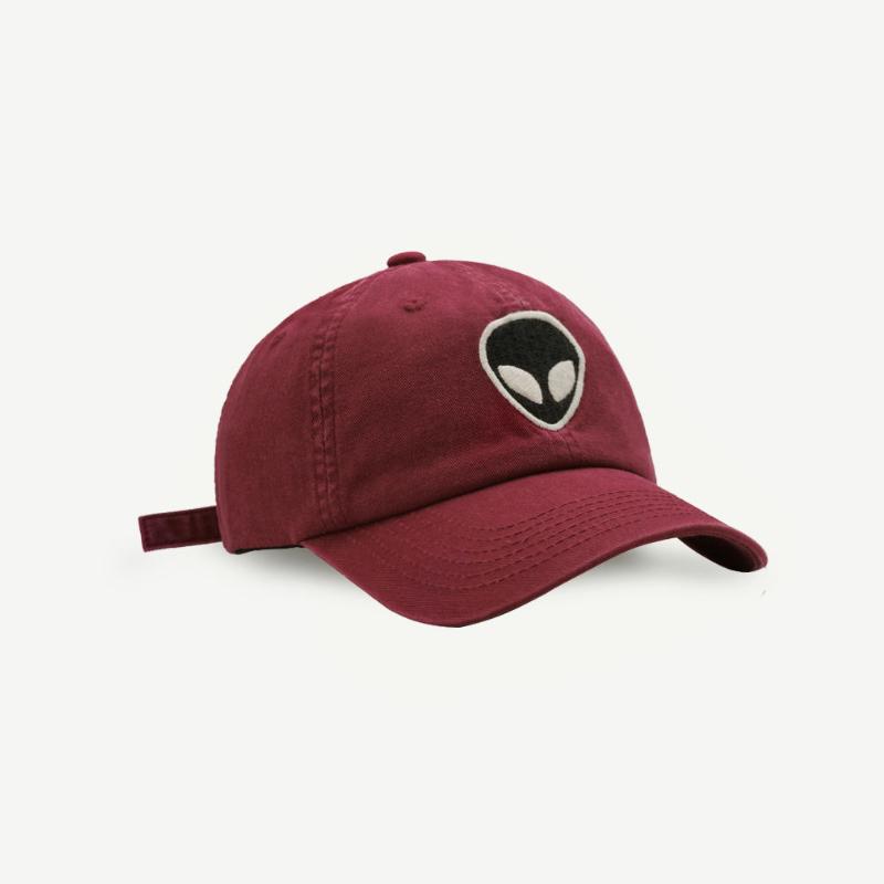 Cartoon Embroidered Baseball Cap Summer Street Trend Hip-hop Baseball Cap Women Korean Style Soft Top Wide-brimmed Couple Peaked Cap