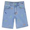 Billieblush Childrens/Kids Denim Shark Embroidered Shorts