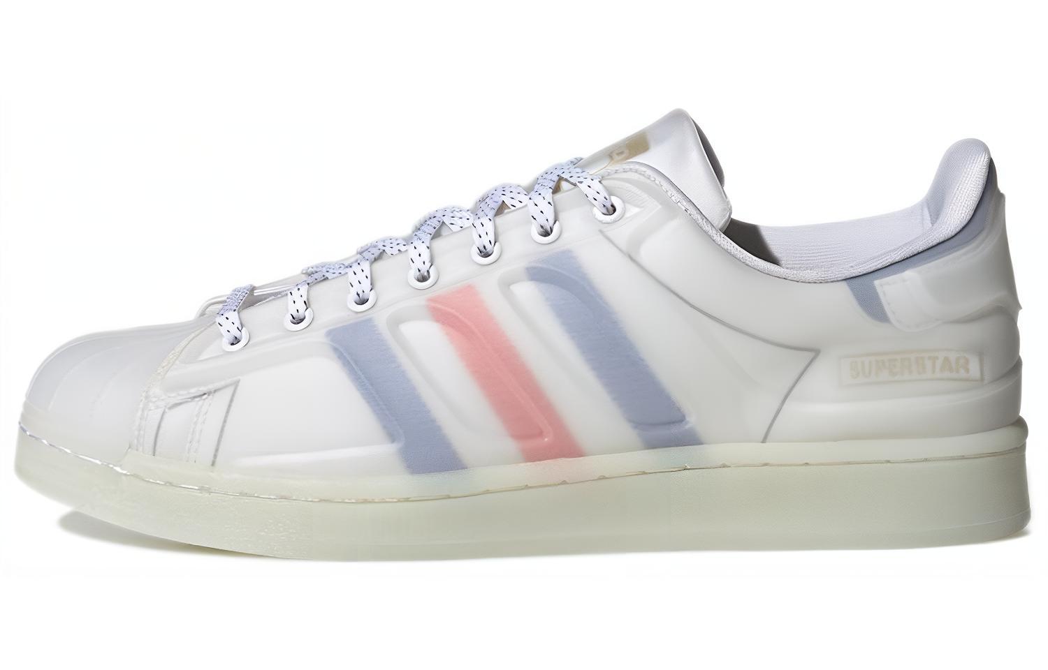 Adidas Superstar Futureshell  White Blue Pink  H00197 36