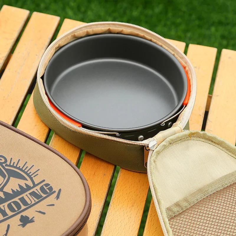 1 buc. Geantă de depozitare înaltă, pânză Oxford, veselă impermeabilă, cupe, geantă portabilă, geantă de picnic pentru călătorii camping în aer liber, geantă pentru bol fierbinte de exterior