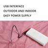 Smart Electric Heating Blanket Fast Heating Electric Blanket Multifunction 3 Adjustable Temperature for Home Bedroom Office