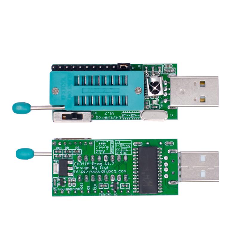 LIZAO CH341A Programmer V1.7 1.8V Level Shift W25Q64FW W25Q128FW Gd25LQ64