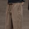New Men's Spring Tooling Pants Men's Slim Straight Versatile Thin Casual Pants Breathable Foot Tie Trend Brand