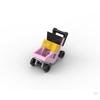 Blocs de construction de chariot pour bébé, accessoires, briques MOC, bricolage, modèle de lit de landau pour bébé, jouets éducatifs pour enfants, 8 pièces/ensemble