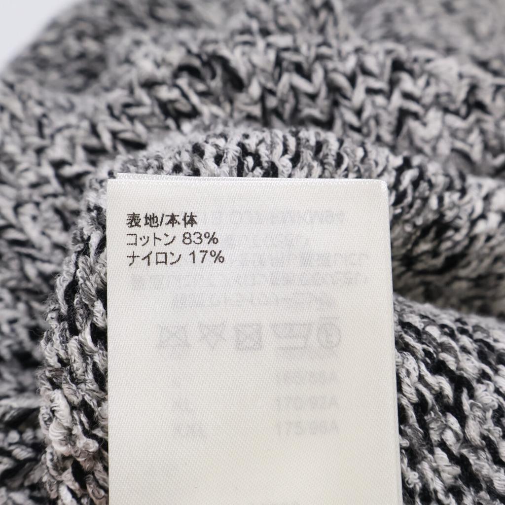 LOUIS VUITTON 22 Gray FMKM94 Wool Short Sleeve Knit tops M grayUsed