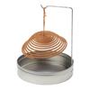 Citronella Mosquito Repellent Incense Spiral with Its Stainless Steel Holder and Metal Box for Outdoor Garden Terrace - Pack of 3