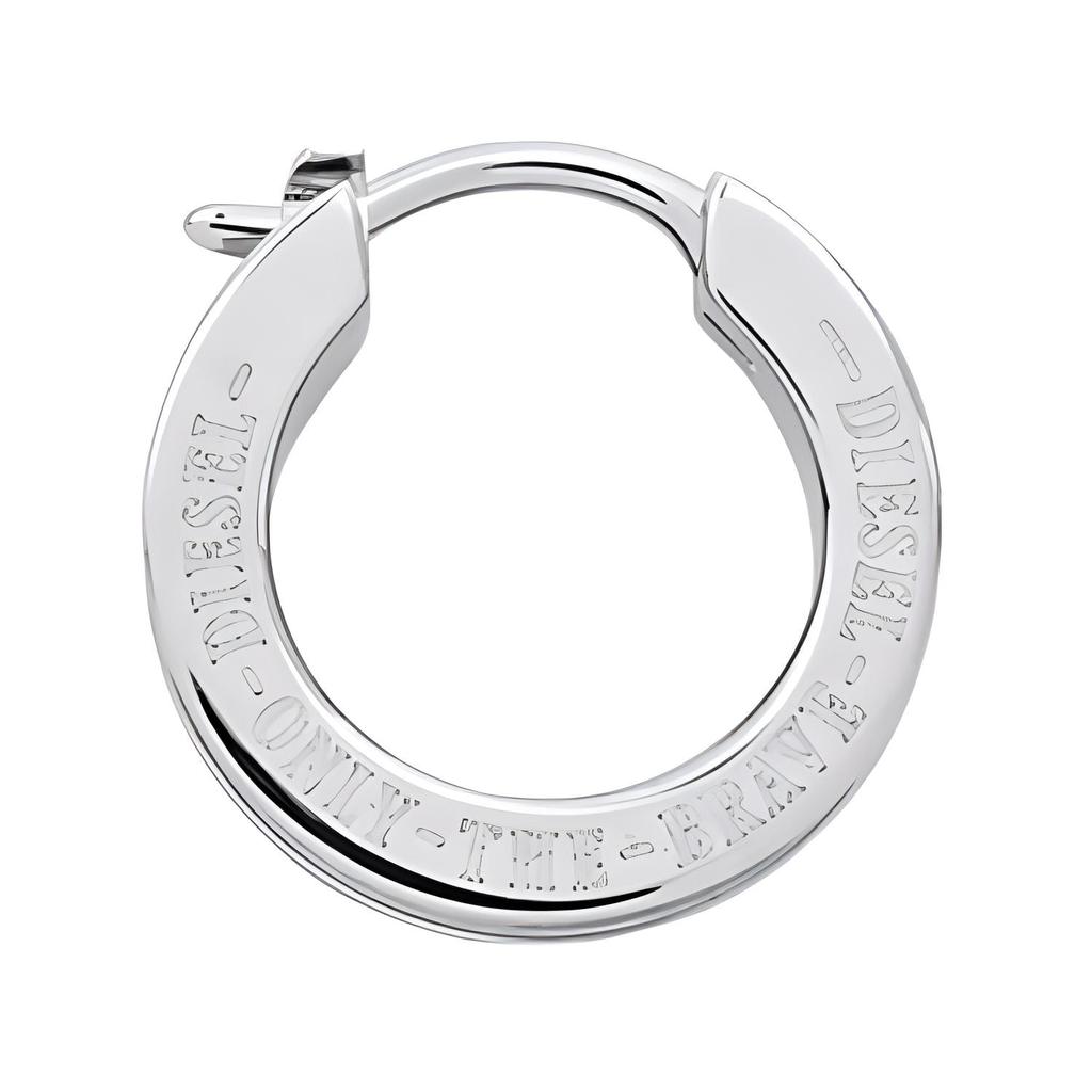 DIESEL Stainless Steel Earrings Women's Silver DX131600DJW