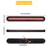13-inch 126 LED Trailer Tail Light Bar Steering Tail Light Brake Light Bar 12V Universal for Pickup Truck Car Boat Pickup