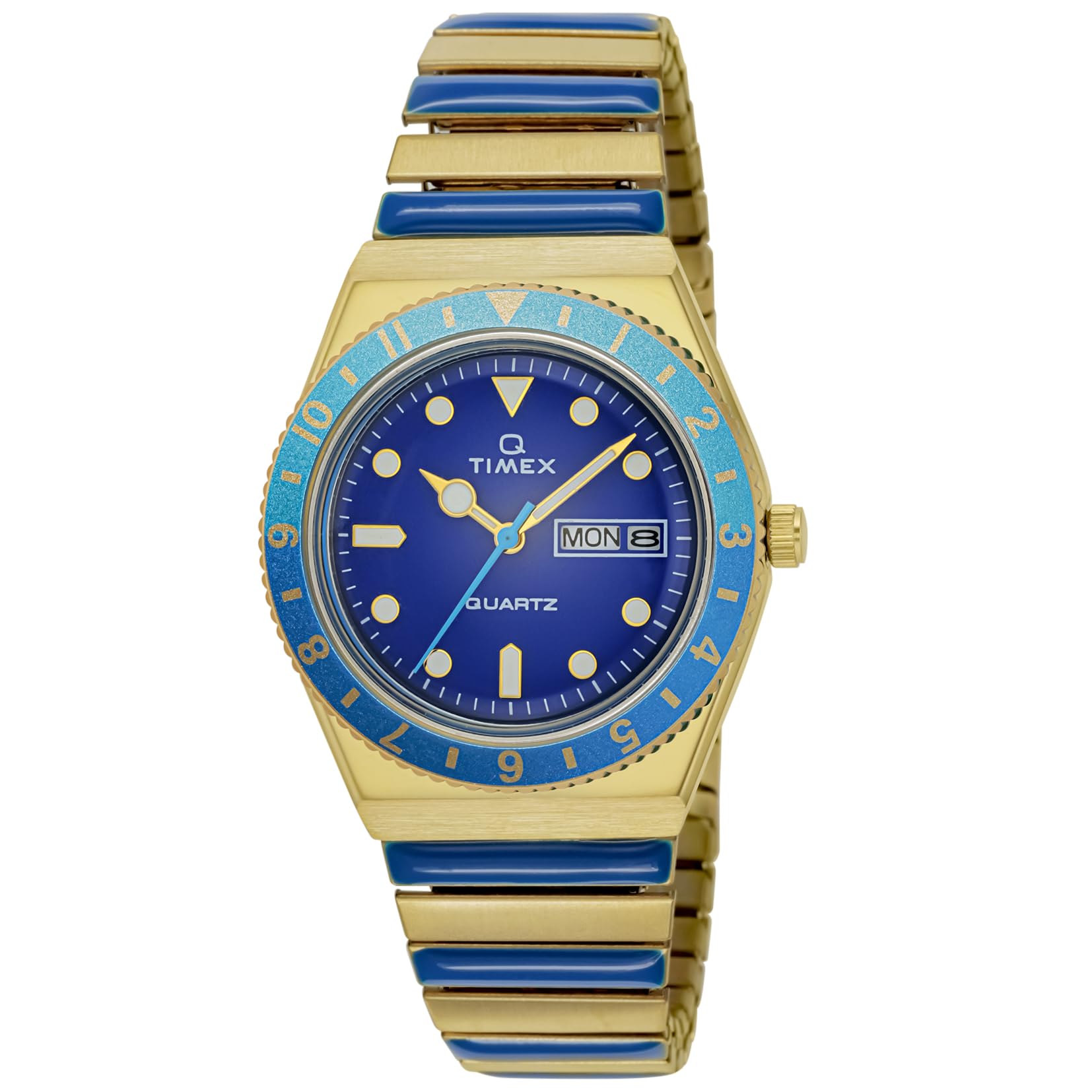 Q TIMEX Watch Quartz 5 ATM Water Resistant Plastic Blue Dial TW2V38500 [TIMEX] Women s [Authentic] синий