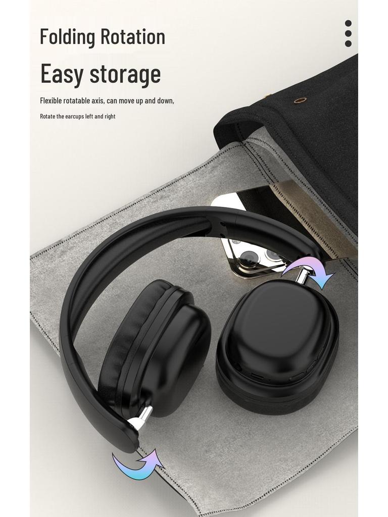 Cross-border Top-Selling Children's Foldable Bluetooth Gaming Headphones